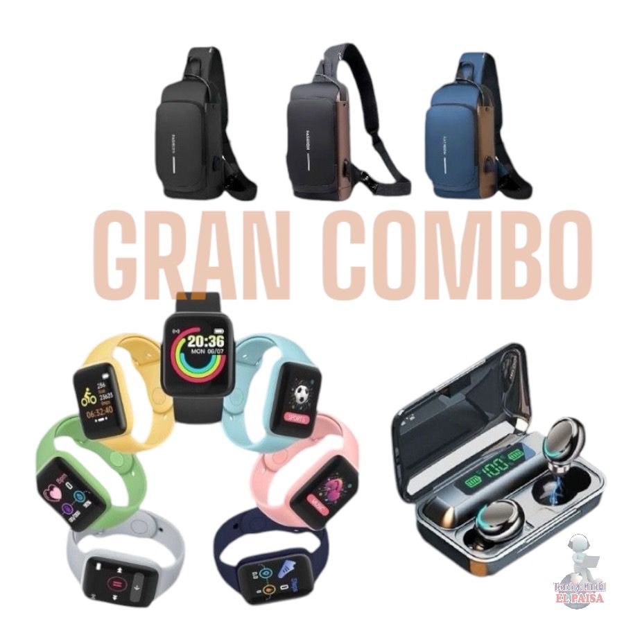 COMBO. BOLSO ANTIRROBO+F9+Y68