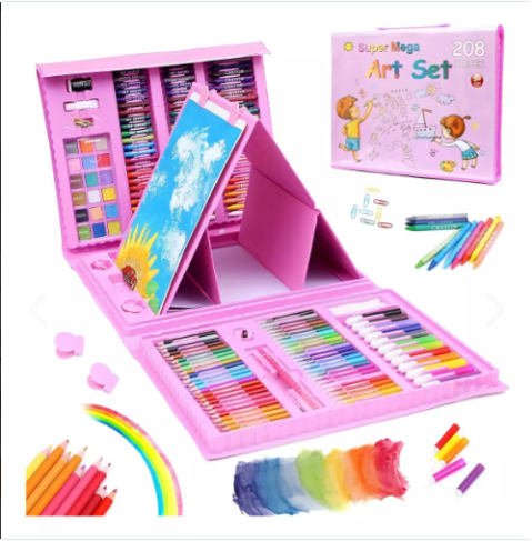 Set De Arte Maleta Niños 208 Piezas