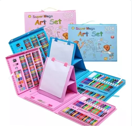 Set De Arte Maleta Niños 208 Piezas