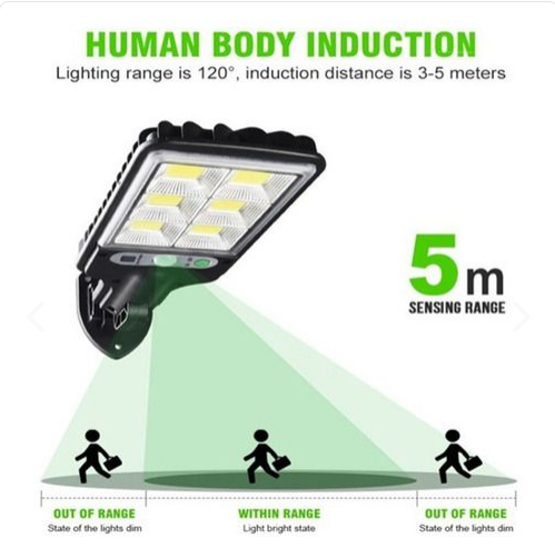 Lámpara Solar Exterior Sensor