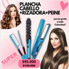 Combo  Plancha Cabello + Rizadora + Pinz